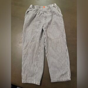 Vintage Gymboree Gray and White Striped Pants
